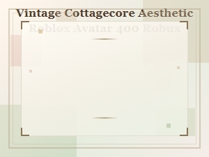 Vintage Cottagecore Aesthetic Roblox Avatar for 400 Robux