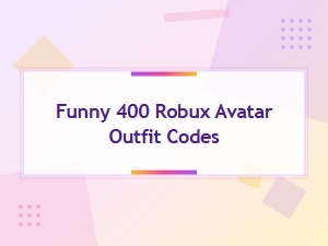 Funny 400 Robux Avatar Outfit Codes You Will Love