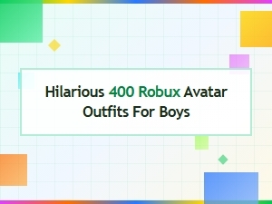 Hilarious 400 Robux Avatar Outfits for Boys
